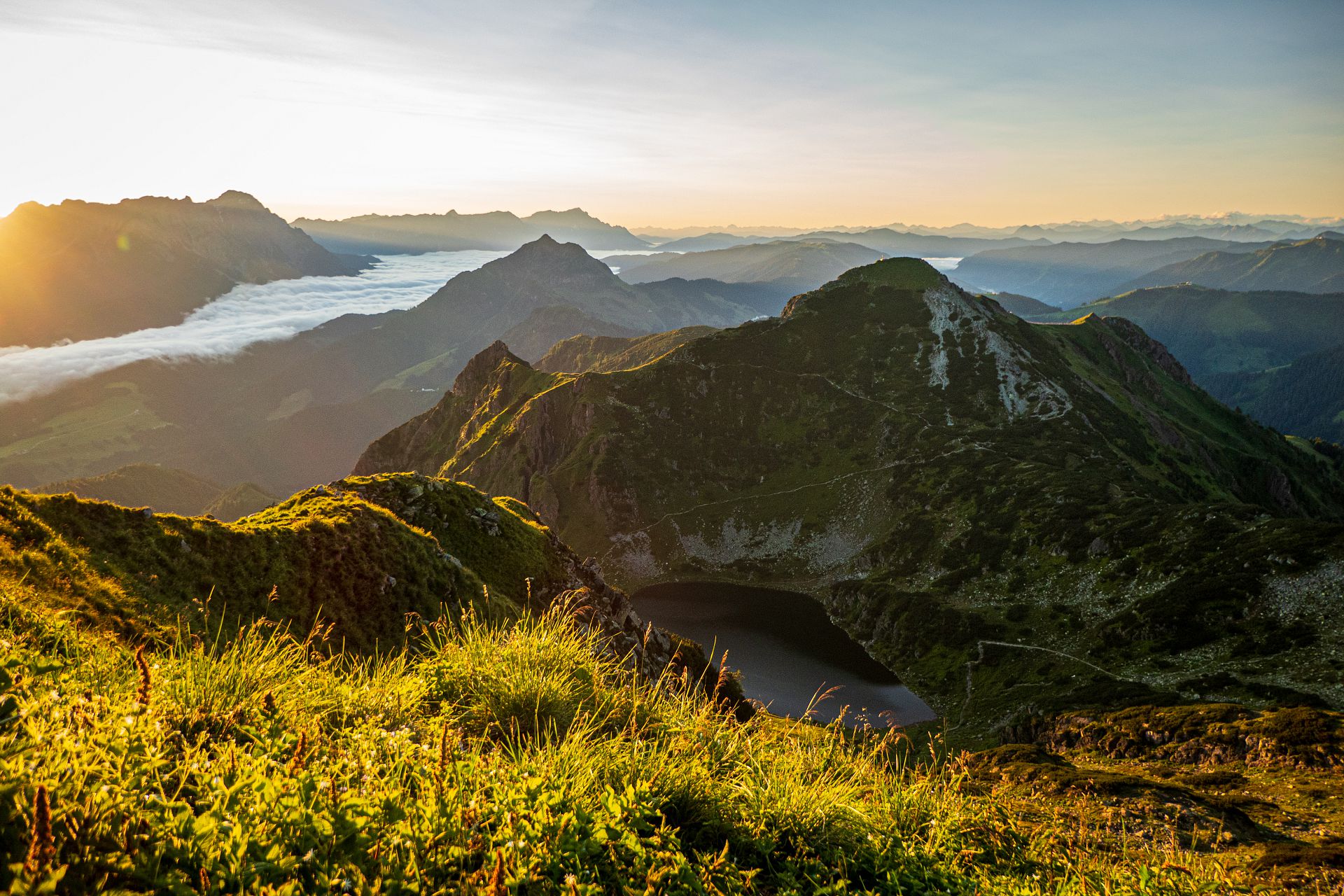 Morgenstimmung am Wildseeloder in Fieberbrunn